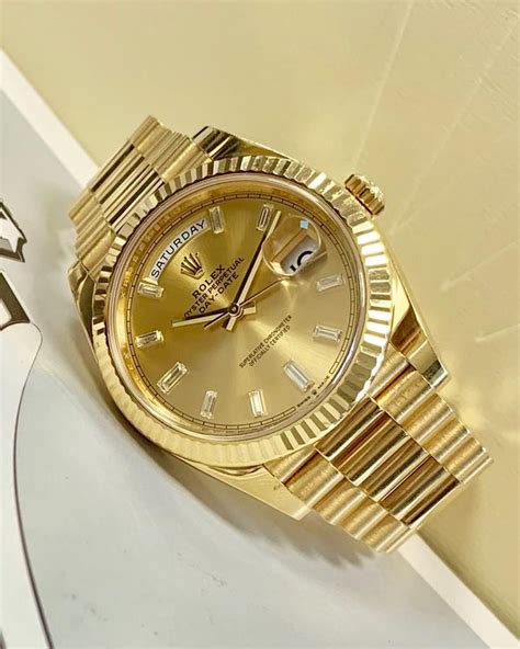 rolex day date 40 thickness|40mm bussdown rolex preowned.